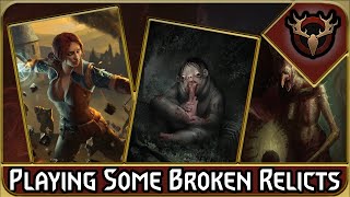 Triss Slams So Many Points in Relicts! (Gwent Monsters Force of Nature Deck)