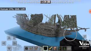 Minecraft Karayip korsanları gemi