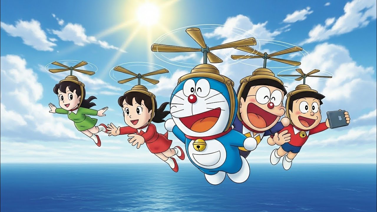 Doraemon and All Friends Day Out 🎒 | Fun Adventure Kids Poem | Nobita, Shizuka, Gian & Suneo