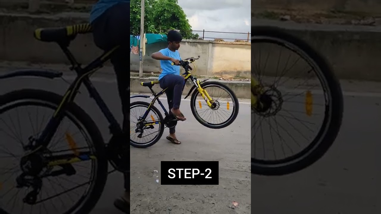 cycle wheelie sikhe step by step #shorts #stunt #kunalrider#wheelie