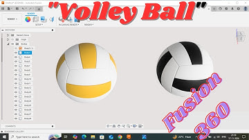Fusion 360 | volley Ball 🏀#cad#autodeskfusion360#cadcommunity