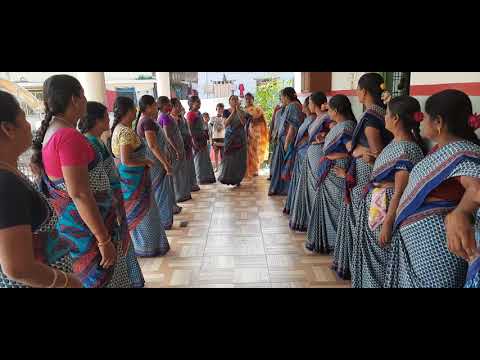 Anganwadi workers pre school action songs icds projet kankipadu krishna district