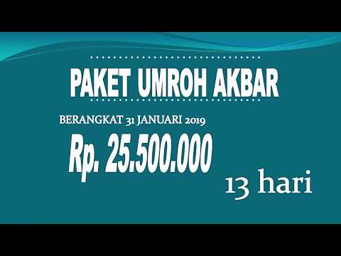 What Rincian Biaya Umroh 2019