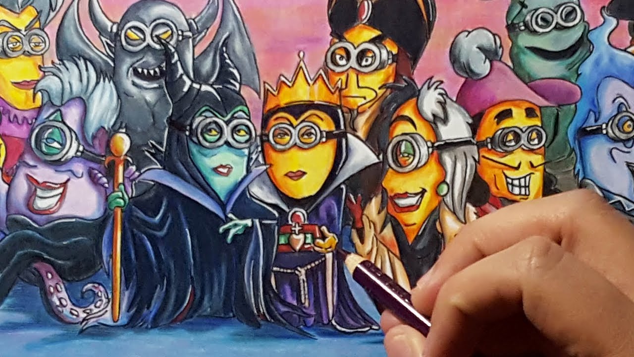 ⁣If Minions were Disney Villains