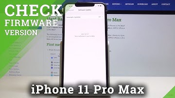 How to Check Software Version in iPhone 11 Pro Max  Check Apple Firmware