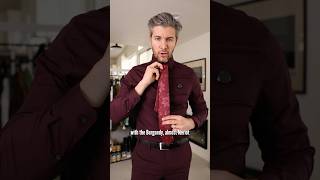 Styling a Merlot Colored Suit for a Groom?!?