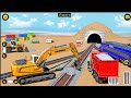 Track jcb train builder simulator game  city construction jcb game 3d  android gameplay new syam