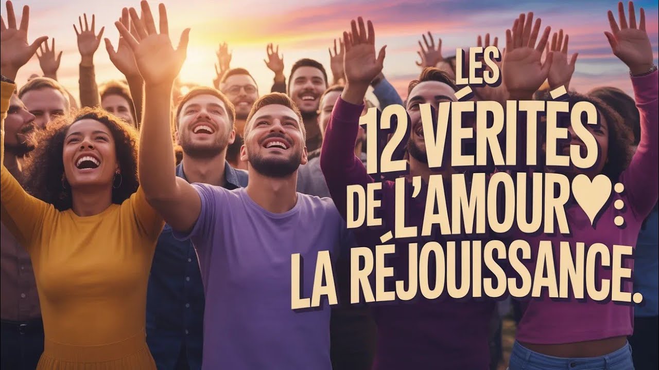 LES 12 VÉRITÉS DE L'AMOUR❤️: LA RÉJOUISSANCE🕊️. Psaumes 16v11.🦅PROPHÉTESSE ORACLE AURPHA.✨