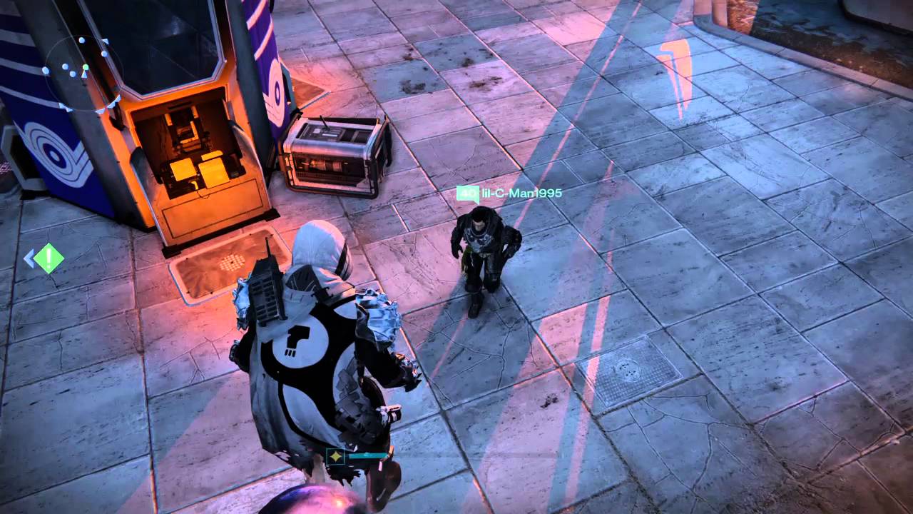 Destiny Playing Basketball In The Tower