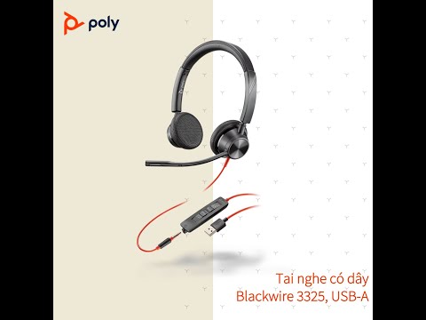 Tai nghe đàm thoại USB headsets Poly Plantronics Blackwire 3315 3325