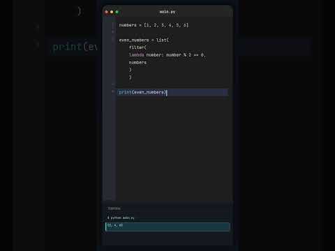 Python filter() 🐍 | Select Values That Match a Condition