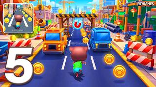 Cat Runner: Decorate Home - Gameplay Walkthrough Part 5 - Subway Car Runner Speed (Android, iOS) screenshot 2
