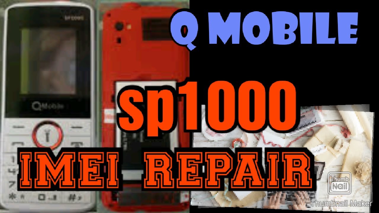 Q mobile sp1000 mini sp 1000 imei repair without pc