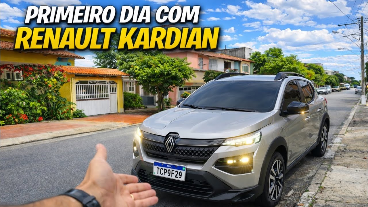 🟡 PRIMEIRO DIA COM O RENAULT KARDIAN: CONSUMO SURPREENDEU? (Uber, 99pop, Lukeko)