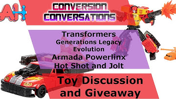 Conversion Conversations: Transformers Generations Legacy Evolution Armada Powerlinx Hot Shot + Jolt