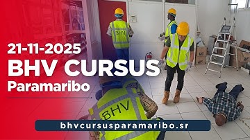 Aftermovie BHV Cursus Paramaribo 21-11-2025 | NedCert Experts