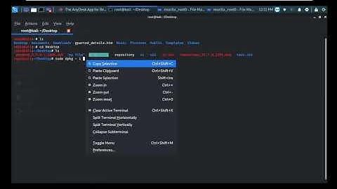 Anydesk install in kali linux