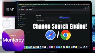 how to change default search engine on m1 mac [safari/google chrome]