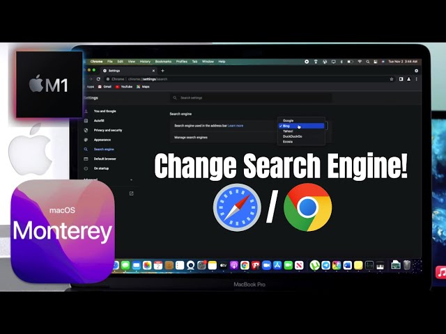 how to make google default search engine on mac