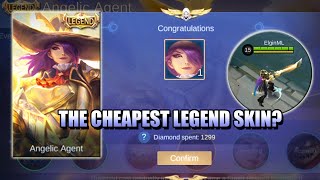THE CHEAPEST LEGEND SKIN?? 😲 HOW TO JOIN LESLEY'S ANGELIC AGENT EVENT IN MLBB