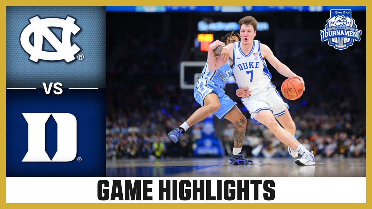 Duke Rowe North Carolina vs. Duke Game Highlights | 2025 T. Rowe Price ACC Men's ...