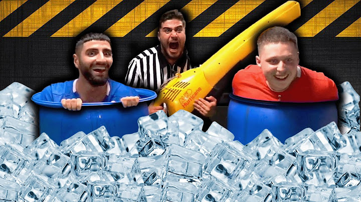 WER HÄLT LÄNGER IM EISBAD AUS | EIER SIND EINGEFROREN | Jordan & Semih