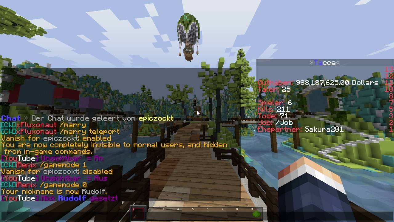 German Minecraft Youtuber Skript + Code - YouTube