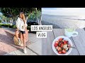 VLOG | Exploring LA, New Clean Makeup, Favorite Workout Classes... | Annie Jaffrey