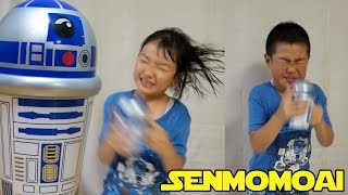 R2-D2フルキャラアイスをつくって食べるせんもも Furuchara Ice Cream R2-D2