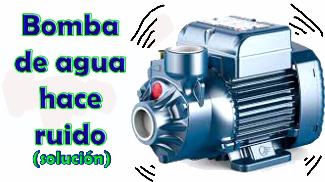Bomba de agua hace mucho ruido - YouTube