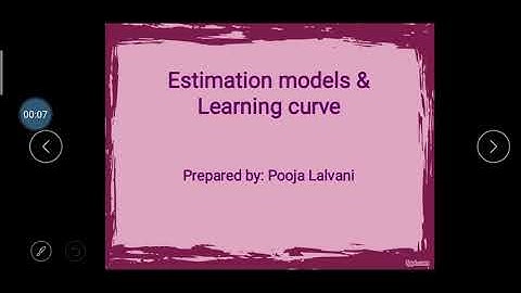 EE cost estimation models & Learning curve