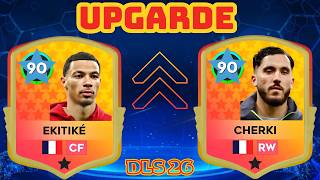 DLS 26 | UPGRADE ❤️ Hugo Ekitike 80 &amp; Rayan Cherki 80 ( NEW UPDATE ) . Dream League Soccer 2026