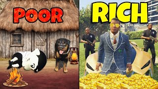 GTA V   Poor Franklin And Shinchan Become Billionaire   Franklin Shinchan And Chop GTA V Gameplay