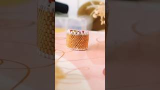 Super Easy Beaded Ring #beading #jewelry #ring #beadedjewelry #handmade #diy #diyjewelry #ring
