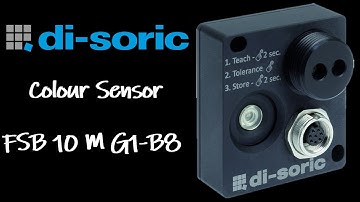 di-soric FSB 10 M G1-B8 Colour Sensor: Simple and Accurate Colour Detection with L*A*B* Colour Space