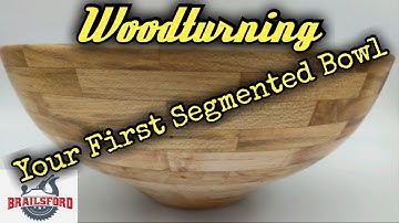 Wood Turning Basics: Your First Segmented Bowl  #brailsfordwoodworks #woodturning