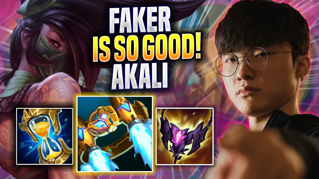 FAKER IS SO GOOD WITH AKALI! - T1 Faker Plays Akali MID vs Taliyah ...