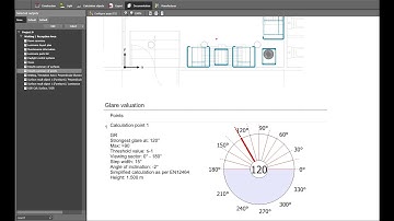 How to calculate UGR and check the luminaire Beam Angle