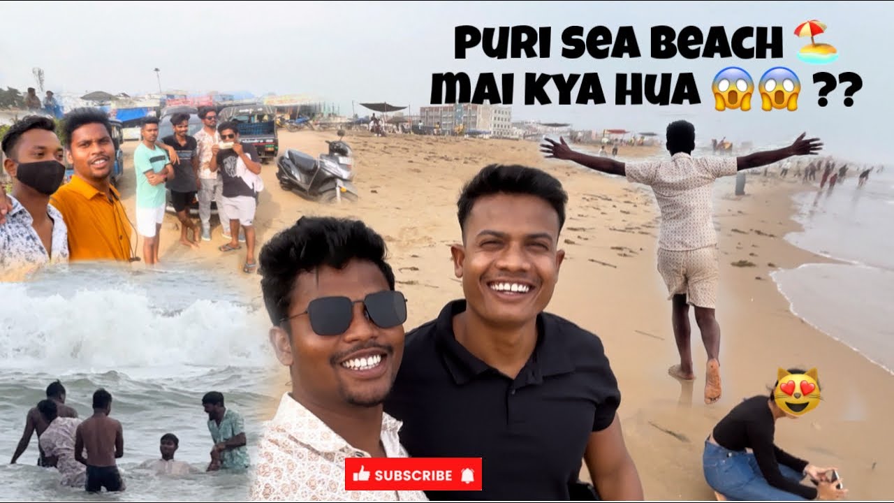 Puri sea beach mai kya hua 🙀🙀?? / what is happened in puri sea beach 🏖️ 