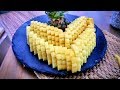 HOW TO QUICKLY CUT AND SERVE A PINEAPPLE - Fruit & Vegetable Carving Lessons