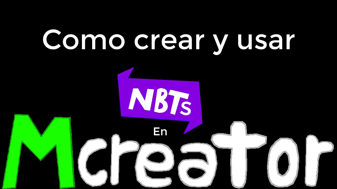 Como Crear y usar NBTs en Mcreator - YouTube