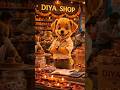 This puppy open diya shop#ai #viral #shortvideos #puppy #puppylife #diya
