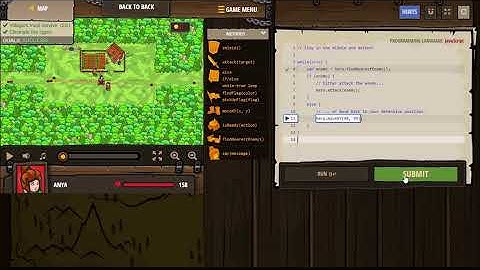 Back To Back CodeCombat