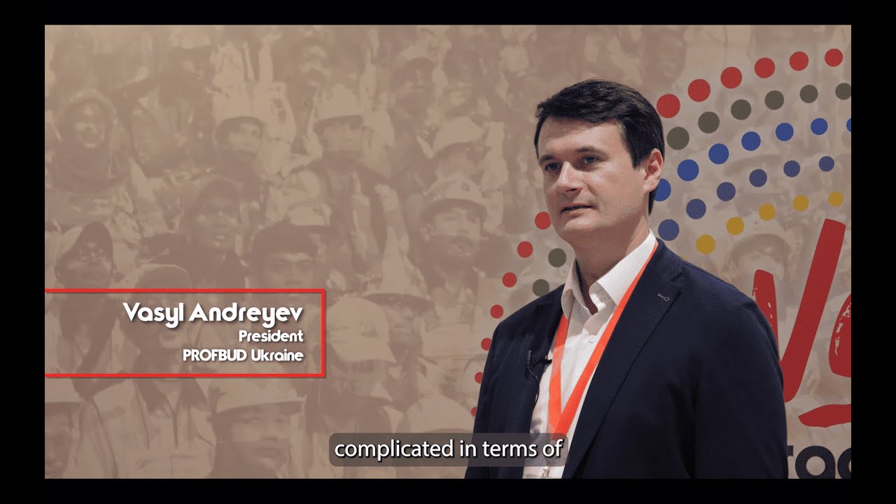 Vasyl Andreyev, PROFBUD Ukraine, Solidarity with Ukraine