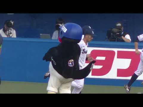ヤクルト西浦 直亨試合前アップの様子 【ヤクルト×広島 2020年8月5日】