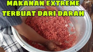Balinese extreme food made of blood ||  Balinese lawar