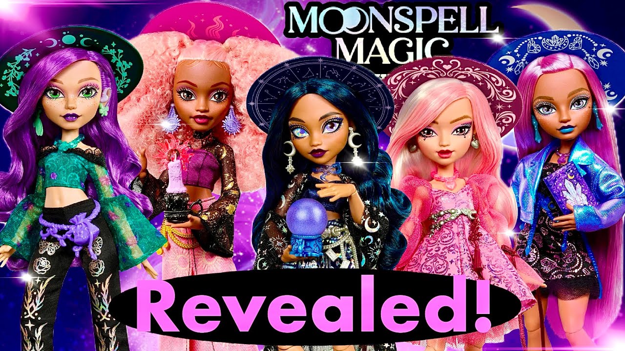 🎀💀MONSTER HIGH💀🎀| НОВОСТИ 2026❗️| СПИН-ОФФ G3: Волшебные куклы Moonspell — подробный разбор и мно...