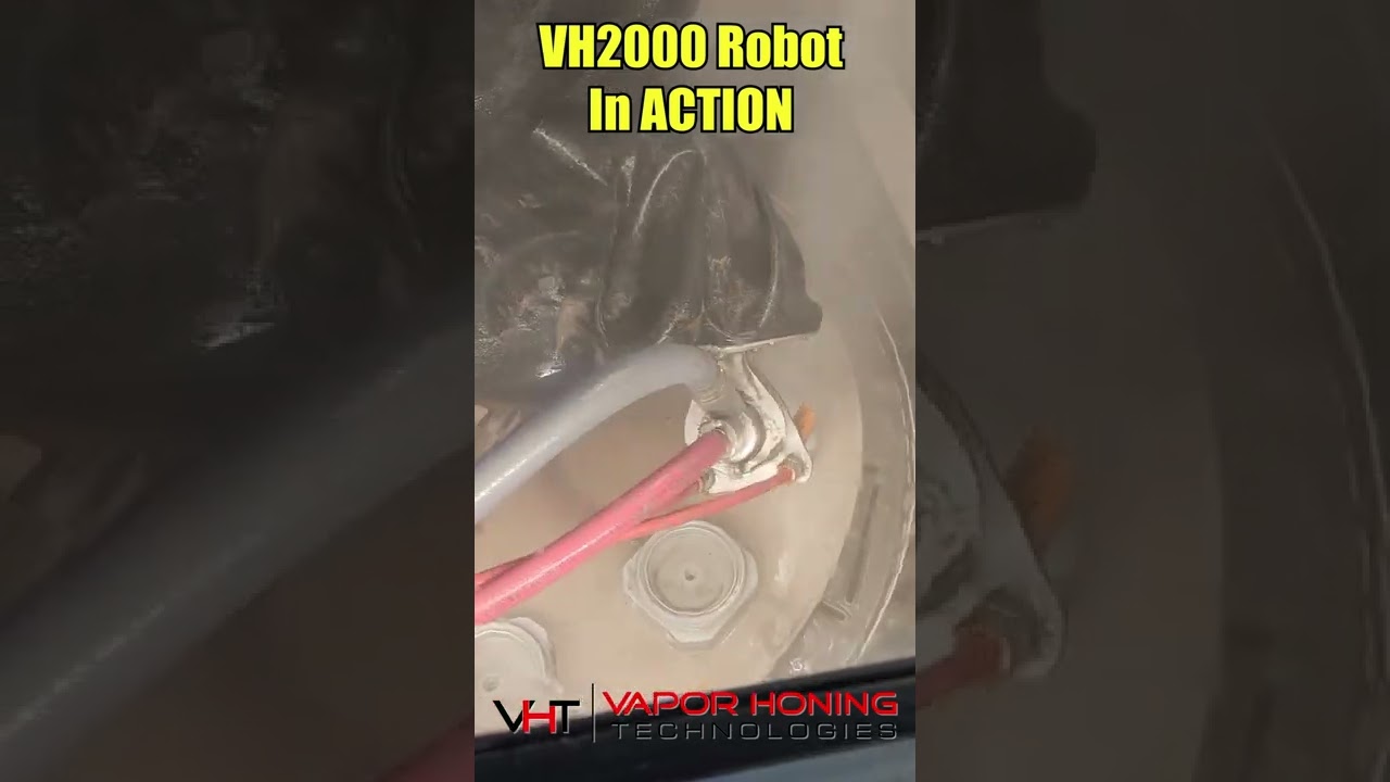 The VH2000 Automated Vapor Blaster Robot IN ACTION 