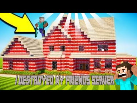 I DESTROYED MY FRIENDS SERVER BUT.. - YouTube