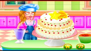 permainan anak perempuan Membuat Kue UlanTahun #gameplay #Android game #Part01 screenshot 1